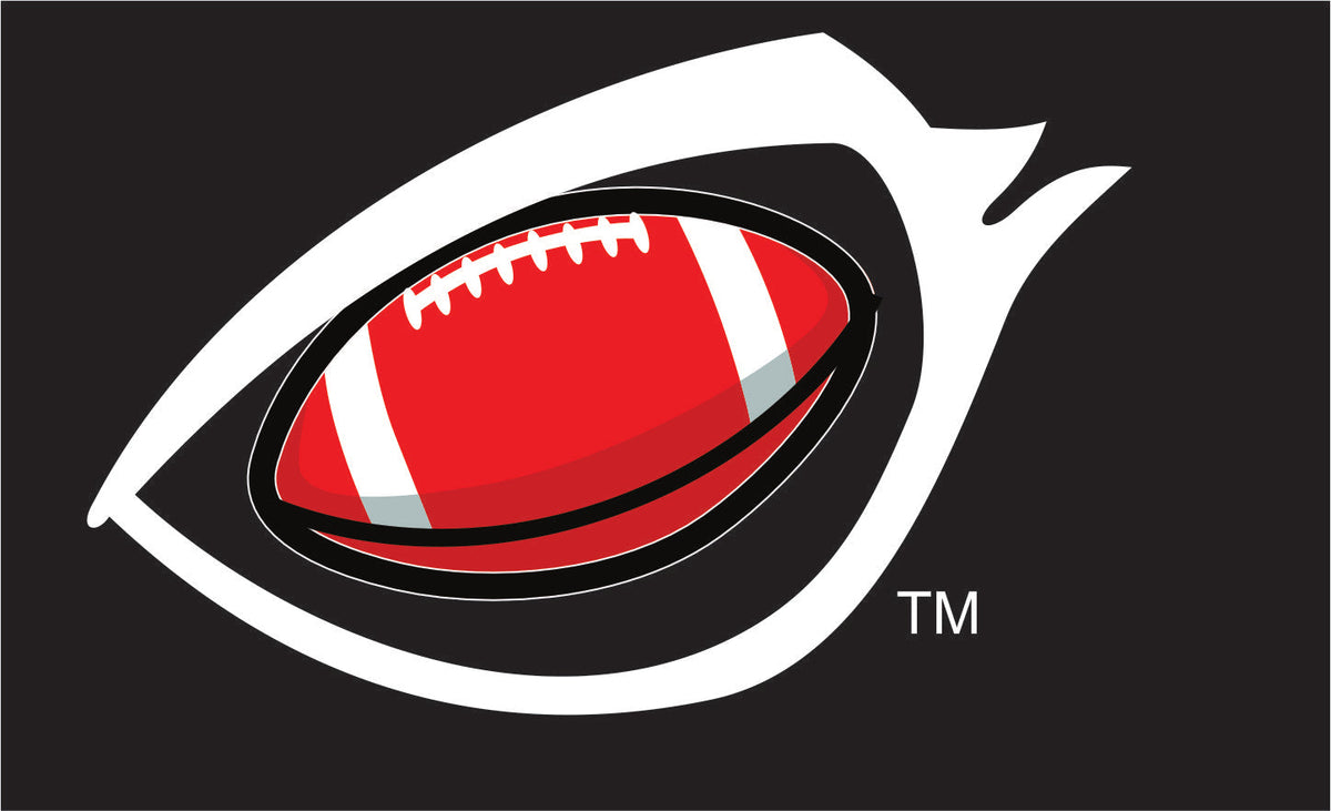 Eye Ball Sportswear football logo with lashes