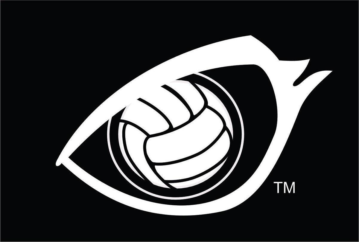 Eye Ball Sportswear volleyball logo with lashes