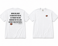 EYEBALL Basketball Lashes Faith Work Willingly White T-shirt