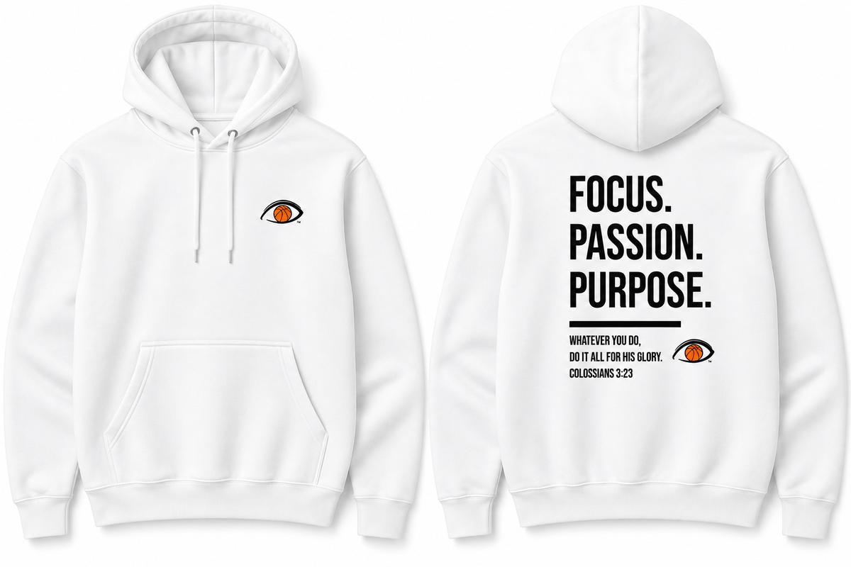 EYEBALL Basketball FOCUS Hoodie - White