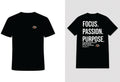 EYEBALL Basketball Faith FOCUS Black T-shirt