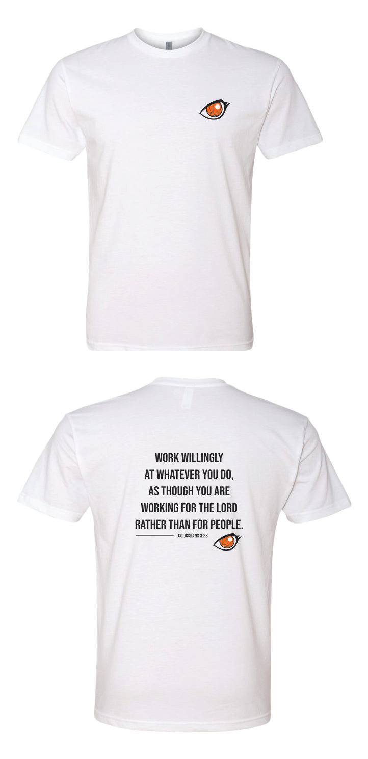 EYEBALL Ladies Basketball Work Willingly T-Shirt