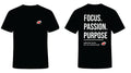 EYEBALL Football Lashes FOCUS Black T-shirt