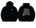EYEBALL Football Lashes Work Willingly Black Hoodie
