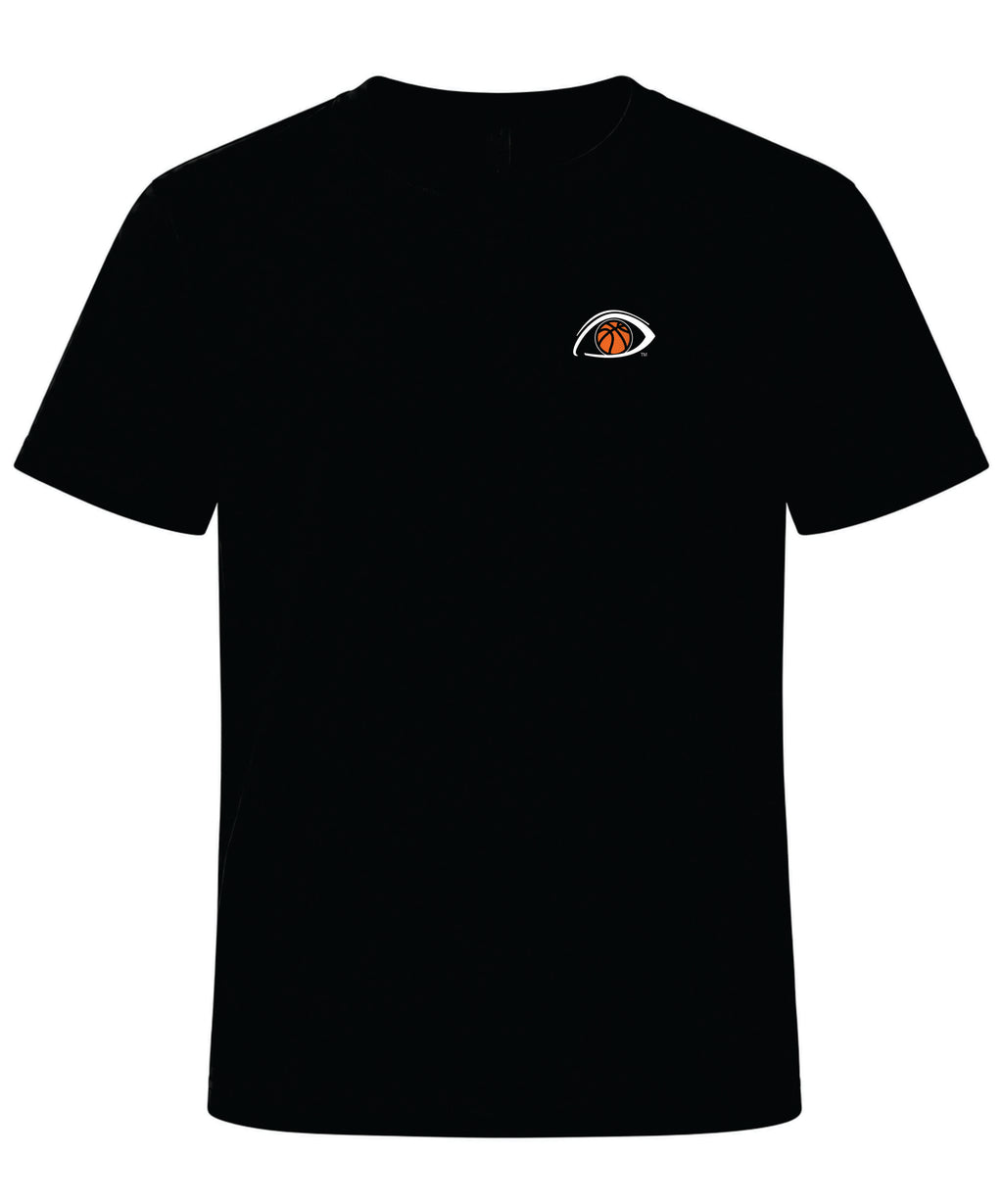 EYEBALL Basketball Faith Work Willingly Black T-shirt